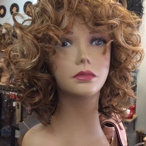 New Lace front Wig Blonde with dark highlights